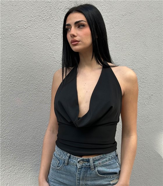 Τοπ ντραπέ με ανοικτή πλάτη Lilly