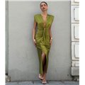 Αμάνικο φόρεμα Rowena (Olive)