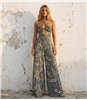 Ολόσωμη Φόρμα Boho με Λαχούρ Μοτίβο