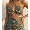 Ολόσωμη Φόρμα Boho με Λαχούρ Μοτίβο