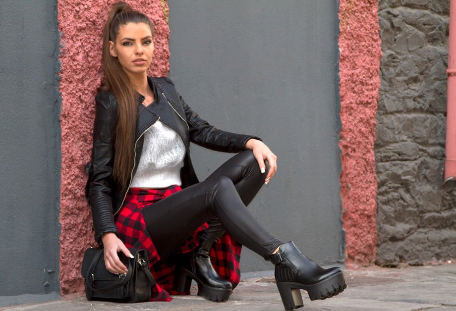 leggings with biker jacket leggings with biker jacket