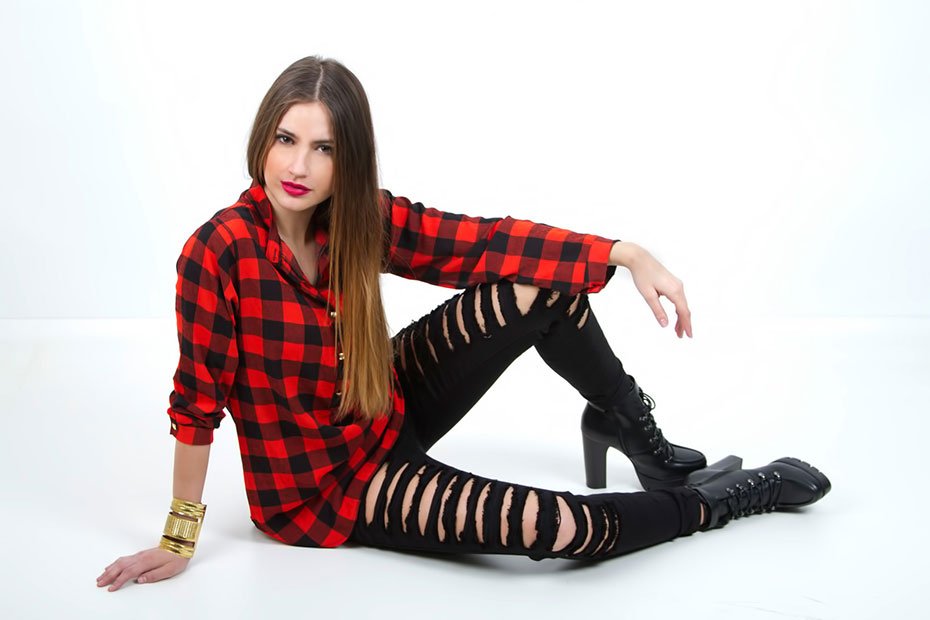 Skinny jeans with shirt Skinny jeans with shirt