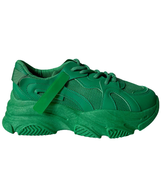 Sneakers με κορδόνια (Πράσινο)